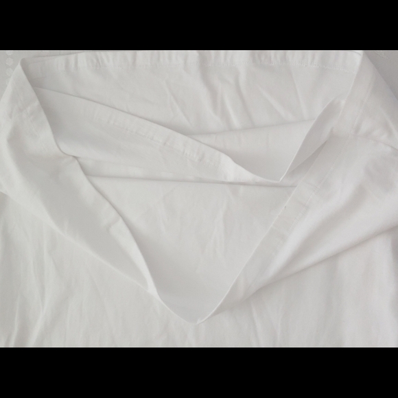 ALLSAINTS White Coni Organic Cotton Padded Shoulder Tank  Top Size L NWOT - Picture 5 of 8